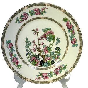 John Maddock & Sons LTD England Vintage 40s 'Indian Tree' 10" Dinner Plate-Set 2